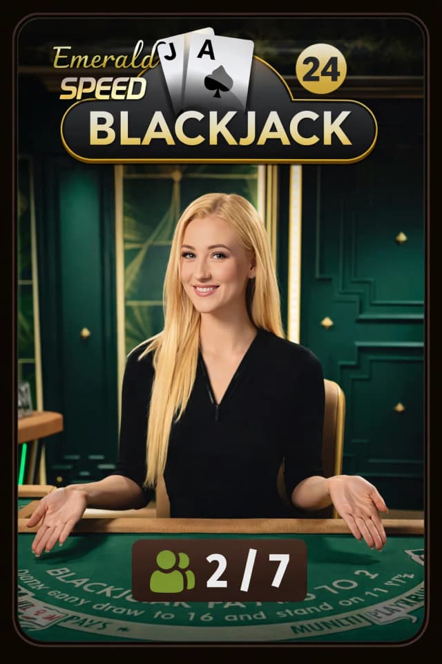 Emerald Speed Blackjack live table