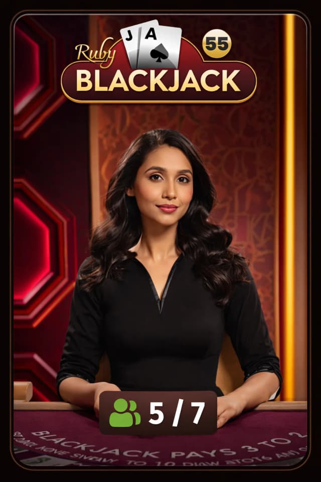 Ruby Blackjack live table